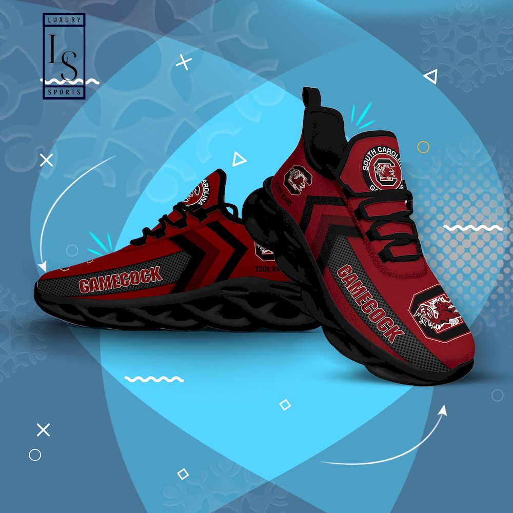 South Carolina Gamecocks Personalized Max Soul Shoes - Famjoys South Carolina Gamecocks Personalized Max Soul Shoes - Famjoys
