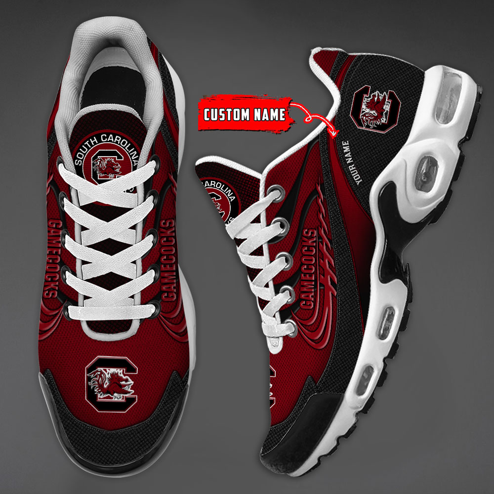 South Carolina Gamecocks Personalized Name Air Cushion Sports Shoes Sneaker KLTNS220550 - Famjoys South Carolina Gamecocks Personalized Name Air Cushion Sports Shoes Sneaker KLTNS220550 - Famjoys