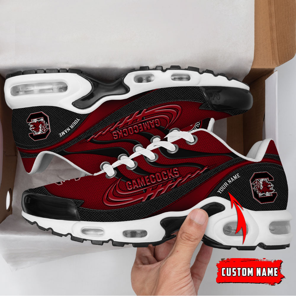 South Carolina Gamecocks Personalized Name Air Cushion Sports Shoes Sneaker KLTNS220550 - Famjoys South Carolina Gamecocks Personalized Name Air Cushion Sports Shoes Sneaker KLTNS220550 - Famjoys