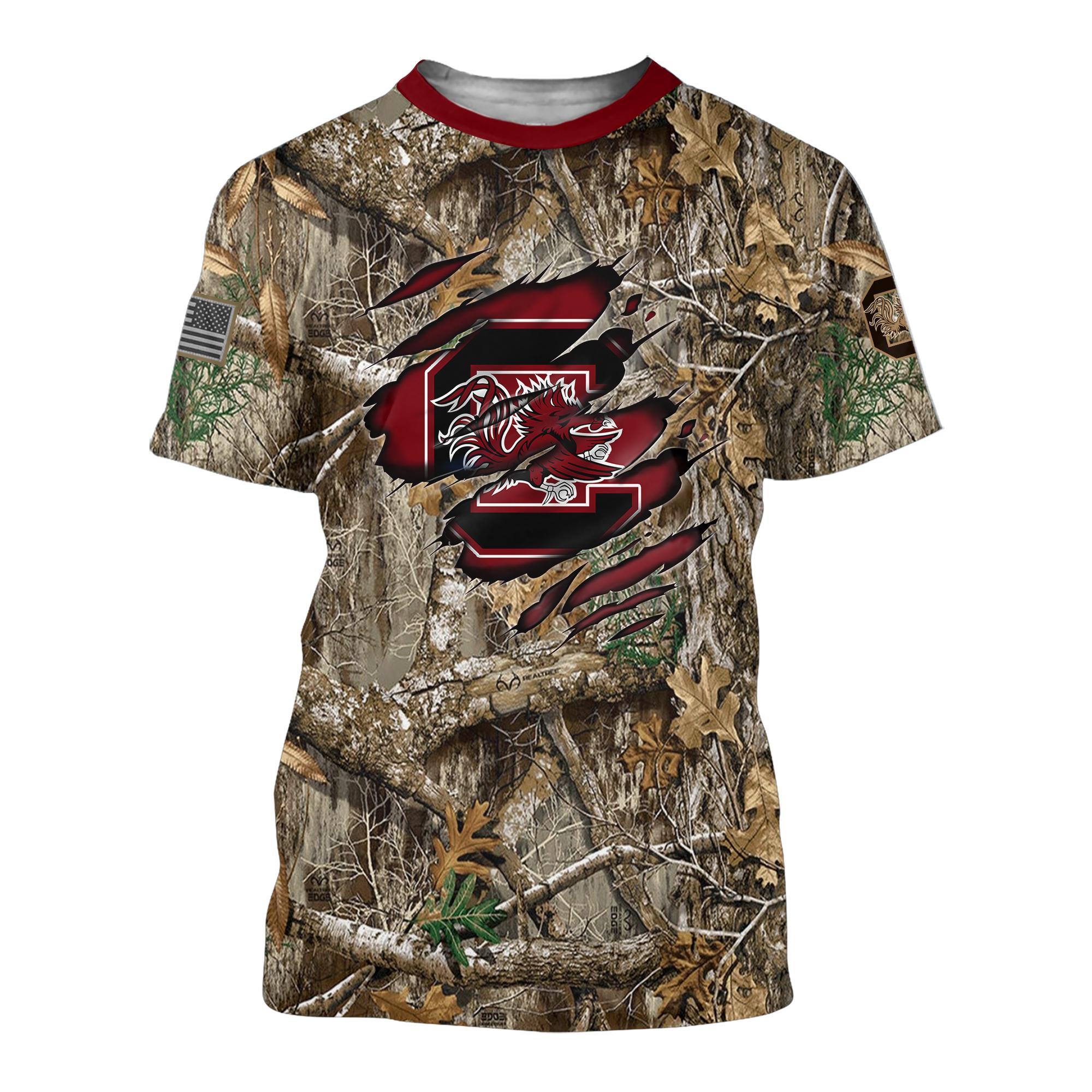 South Carolina Gamecocks Realtree Hunting Camo TShirt, Hoodie, Sweatshirt, Zip Hoodie - Famjoys South Carolina Gamecocks Realtree Hunting Camo TShirt, Hoodie, Sweatshirt, Zip Hoodie - Famjoys