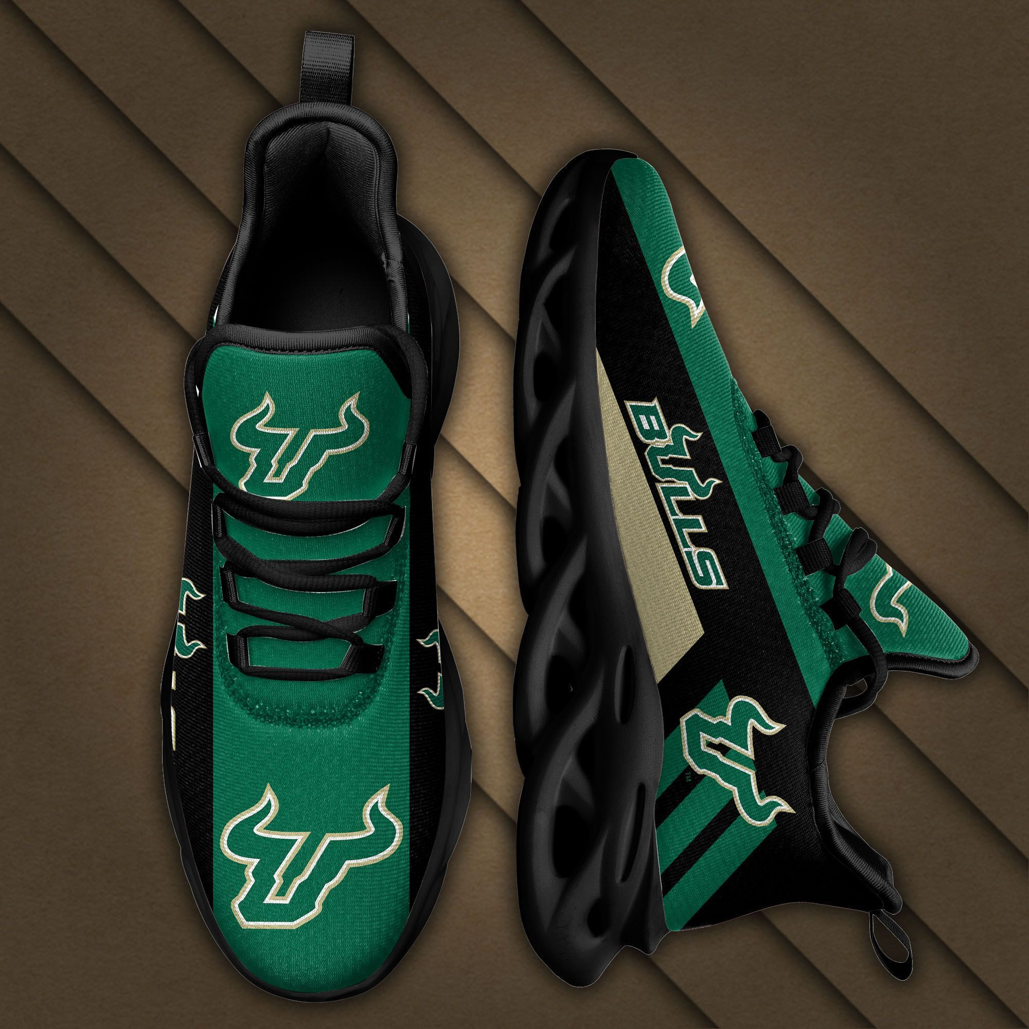 South Florida Bulls Max Soul Sneakers Shoes - Famjoys South Florida Bulls Max Soul Sneakers Shoes - Famjoys