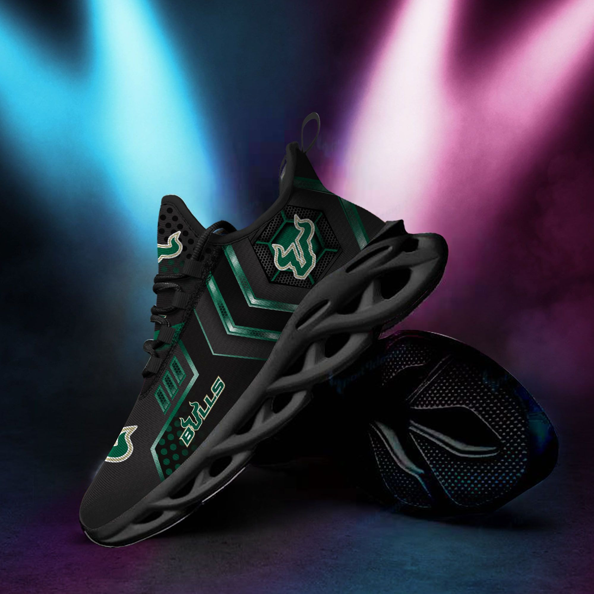 South Florida Bulls Max Soul Sneakers Shoes - Famjoys South Florida Bulls Max Soul Sneakers Shoes - Famjoys
