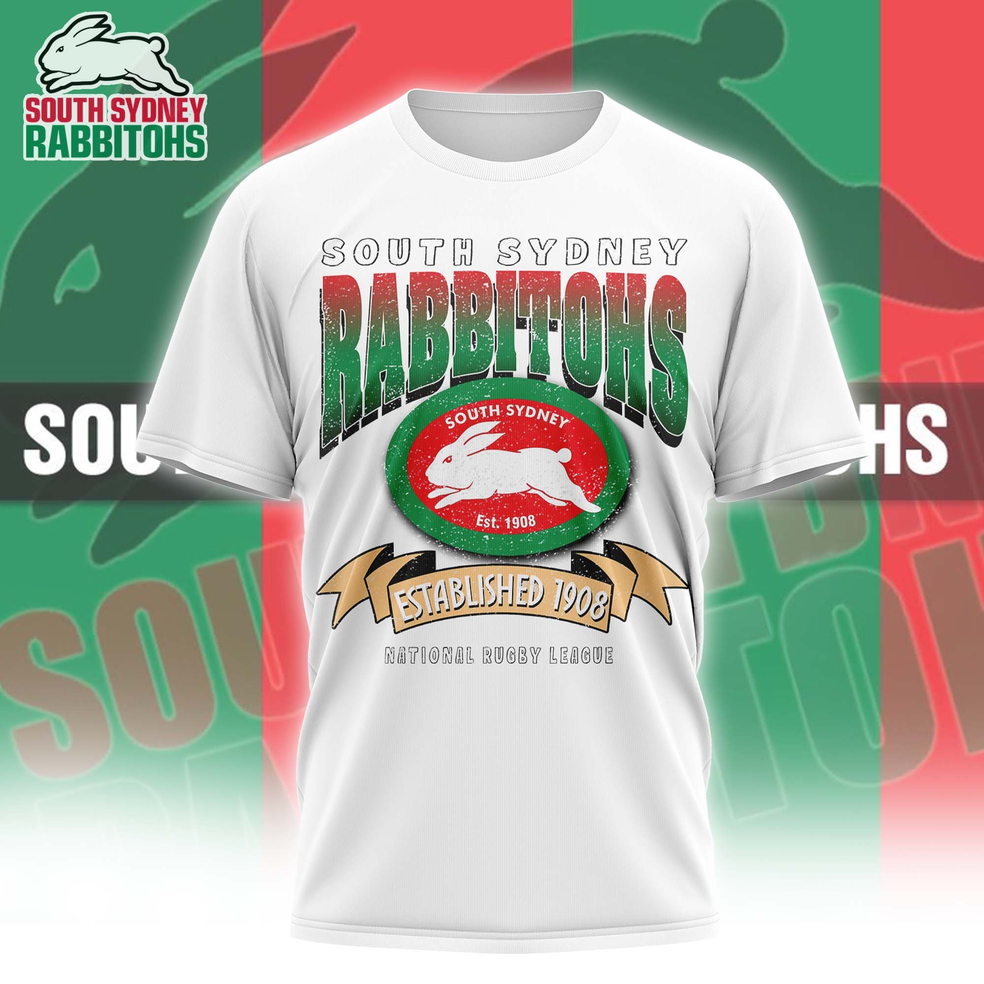 South Sydney Rabbitohs Mens Hoodie - Famjoys South Sydney Rabbitohs Mens Hoodie - Famjoys