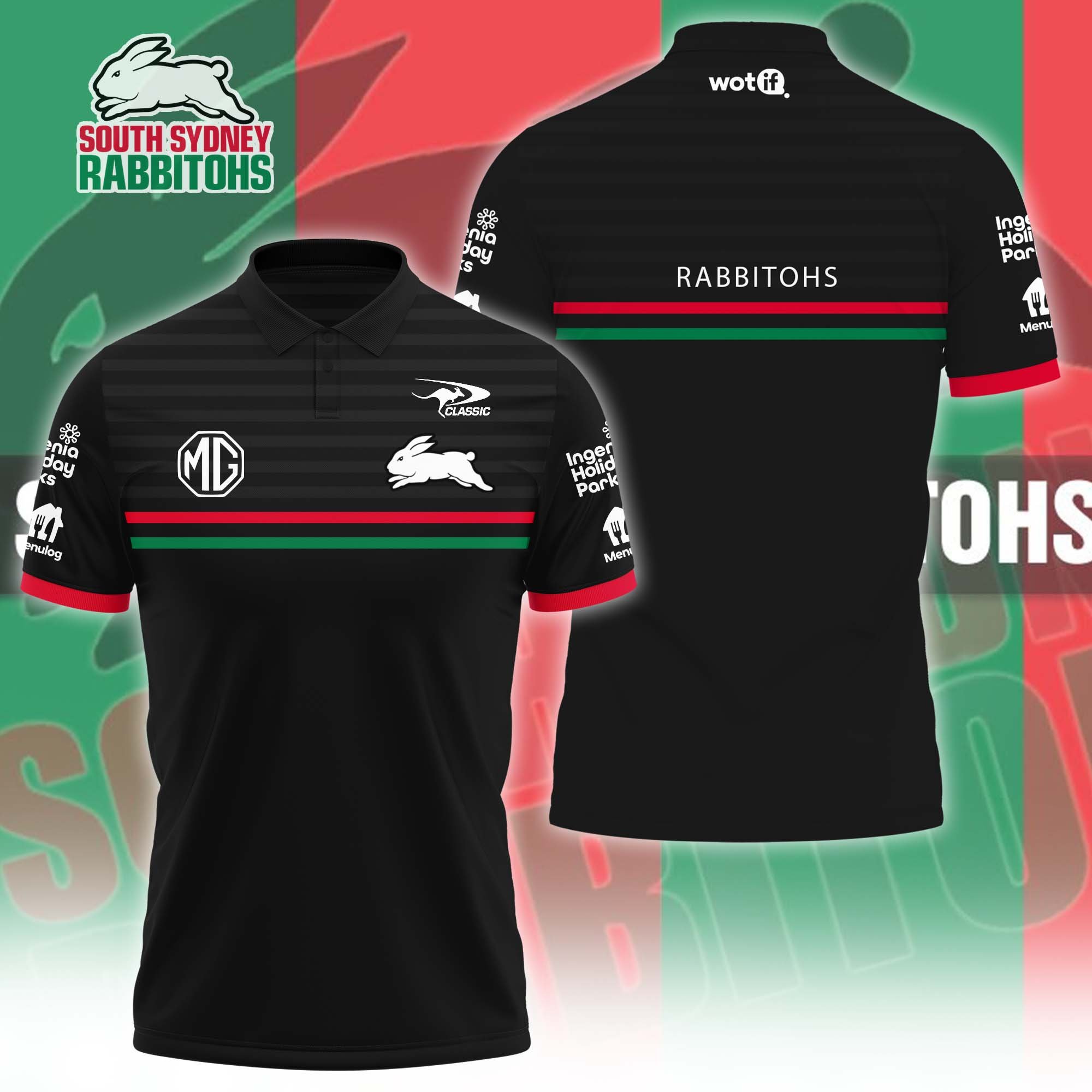 South Sydney Rabbitohs Mens Hoodie - Famjoys South Sydney Rabbitohs Mens Hoodie - Famjoys