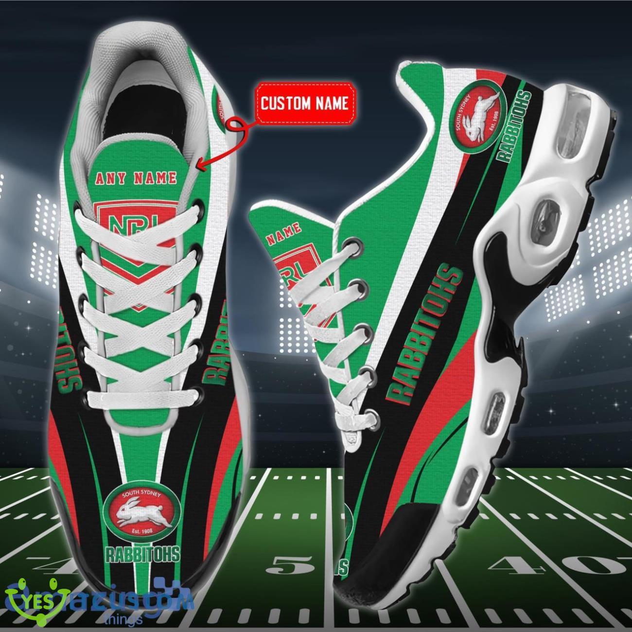 South Sydney Rabbitohs Personalized Name Air Cushion Sports Shoes Sneaker KLTNS220446 - Famjoys South Sydney Rabbitohs Personalized Name Air Cushion Sports Shoes Sneaker KLTNS220446 - Famjoys