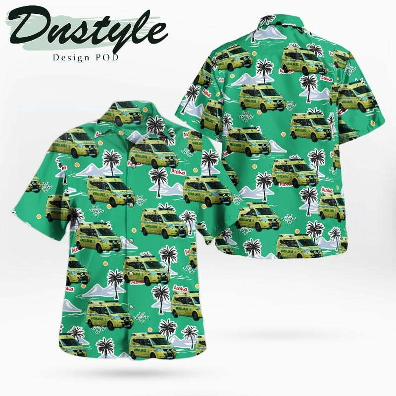 Southern And Eastern Norway Regional Health Authority (helse Sor-ost Rhf) Volkswagen Ambulanse Hawaiian Shirt
