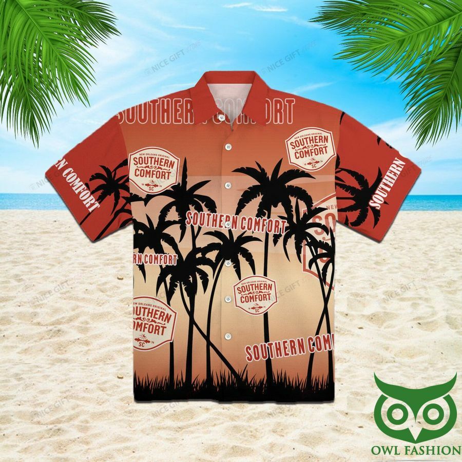 Southern Comfort Gradient Orange Hawaiian Shirt - Famjoys Southern Comfort Gradient Orange Hawaiian Shirt - Famjoys
