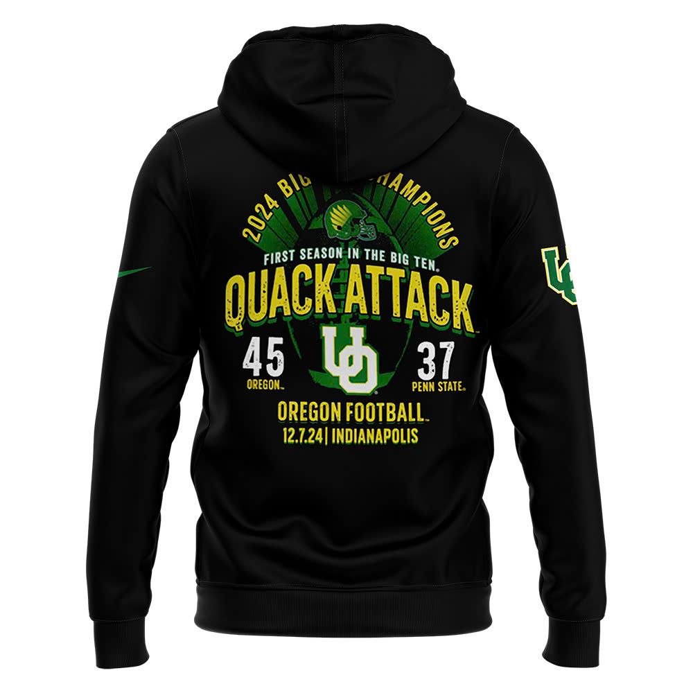 Special 2024 Big Ten Football Conference Champions Oregon Ducks football unisex Hoodie - Famjoys Special 2024 Big Ten Football Conference Champions Oregon Ducks football unisex Hoodie - Famjoys