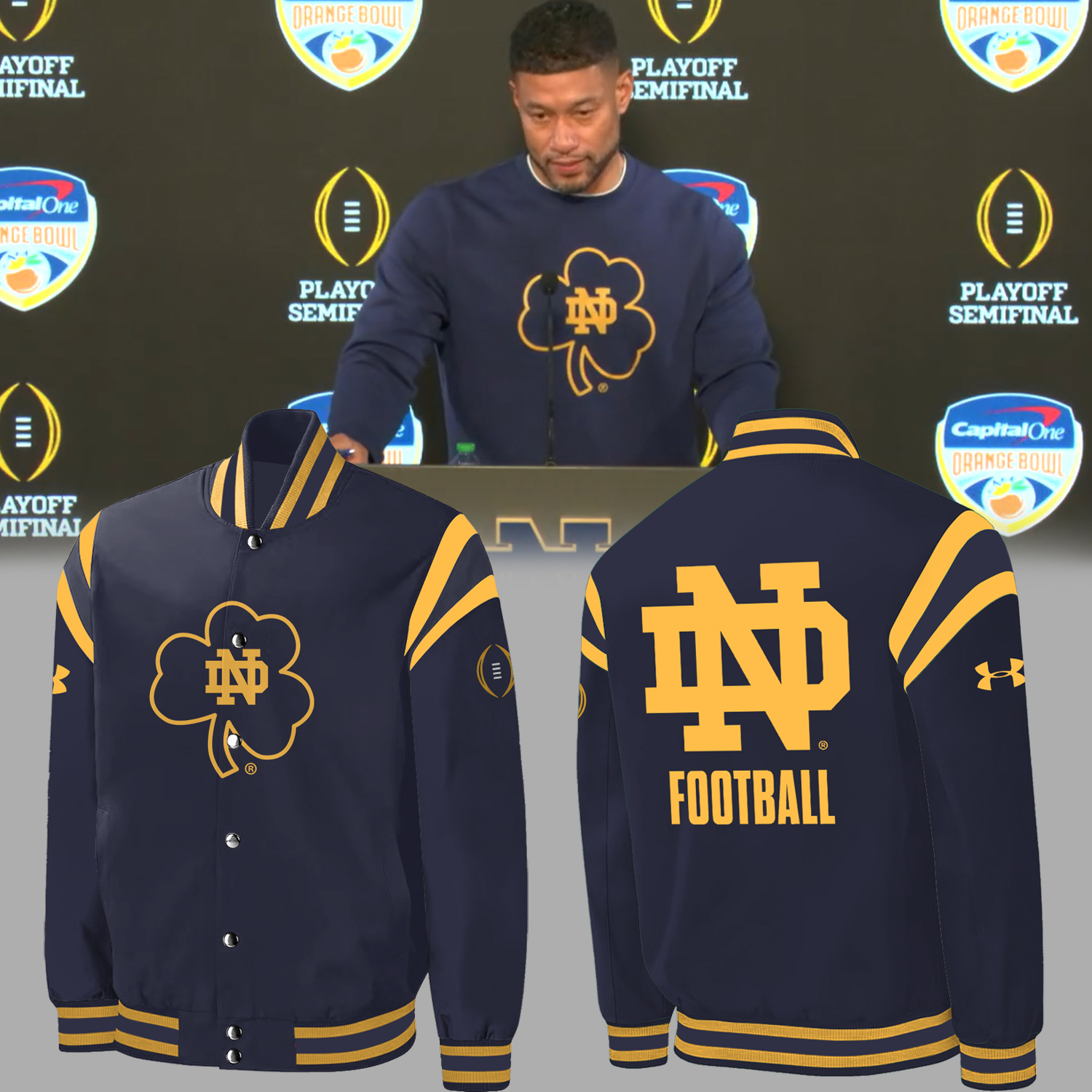 Special Edition Coach Marcus Freeman Notre Dame Fighting Irish football Long Sleeve Shirt - Famjoys Special Edition Coach Marcus Freeman Notre Dame Fighting Irish football Long Sleeve Shirt - Famjoys