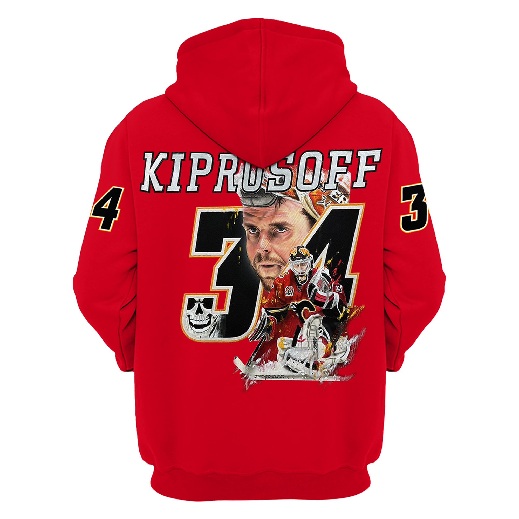 Special edition Miikka Kiprusoff -34 hoodie for fans of the Calgary Flames hockey team - Famjoys Special edition Miikka Kiprusoff -34 hoodie for fans of the Calgary Flames hockey team - Famjoys