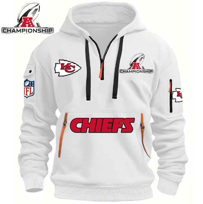 SPECIAL IN 2025 CHAMPION SHIP - Kansas City Chiefs - HOODIE HALF ZIPPER - QTA405111363 - Famjoys SPECIAL IN 2025 CHAMPION SHIP - Kansas City Chiefs - HOODIE HALF ZIPPER - QTA405111363 - Famjoys