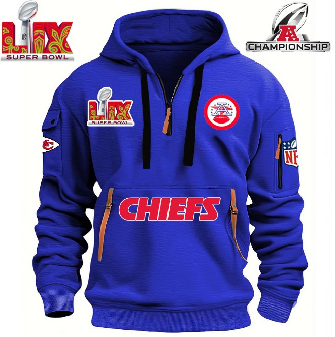 SPECIAL IN 2025 SUPER BOWLLIX- Kansas City Chiefs - HOODIE HALF ZIPPER - QTA405111366 - Famjoys SPECIAL IN 2025 SUPER BOWLLIX- Kansas City Chiefs - HOODIE HALF ZIPPER - QTA405111366 - Famjoys