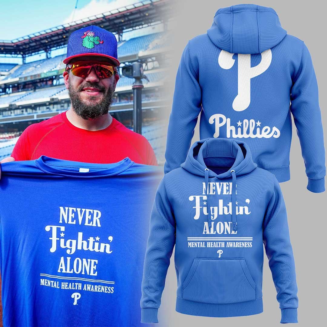 Special Mental Health Awareness Month†Philadelphia Phillies Hoodie - Famjoys Special Mental Health Awareness Month†Philadelphia Phillies Hoodie - Famjoys