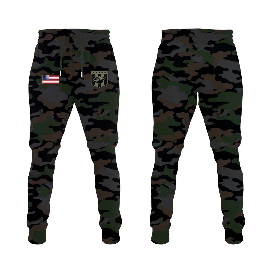 Special Military Apreciation NHL Minnesota Wild Sweatshirt - Famjoys Special Military Apreciation NHL Minnesota Wild Sweatshirt - Famjoys