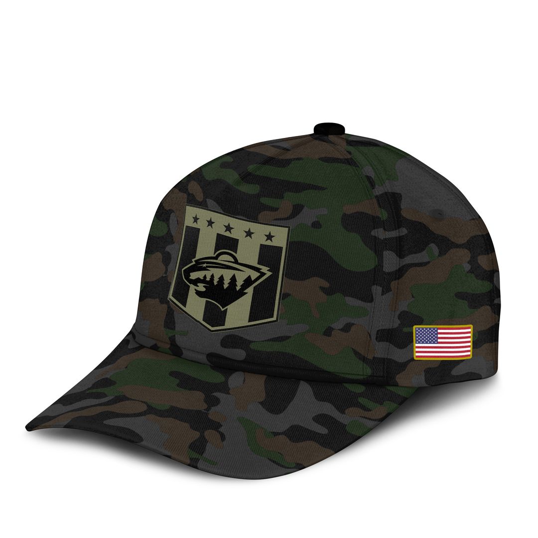 Special Military Apreciation NHL Minnesota Wild Zip Hoodie - Famjoys Special Military Apreciation NHL Minnesota Wild Zip Hoodie - Famjoys