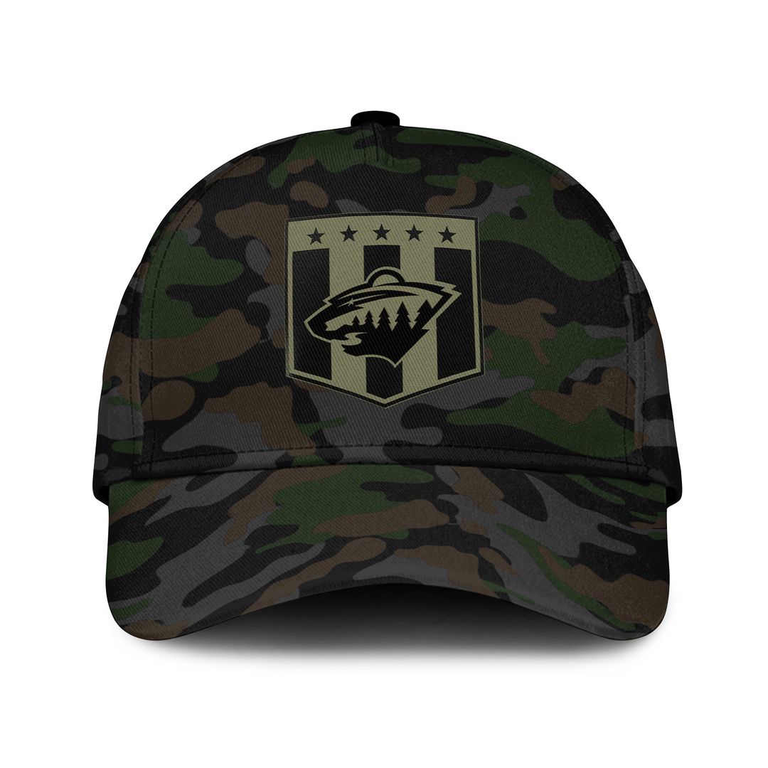 Special Military Apreciation NHL Minnesota Wild Zip Hoodie - Famjoys Special Military Apreciation NHL Minnesota Wild Zip Hoodie - Famjoys