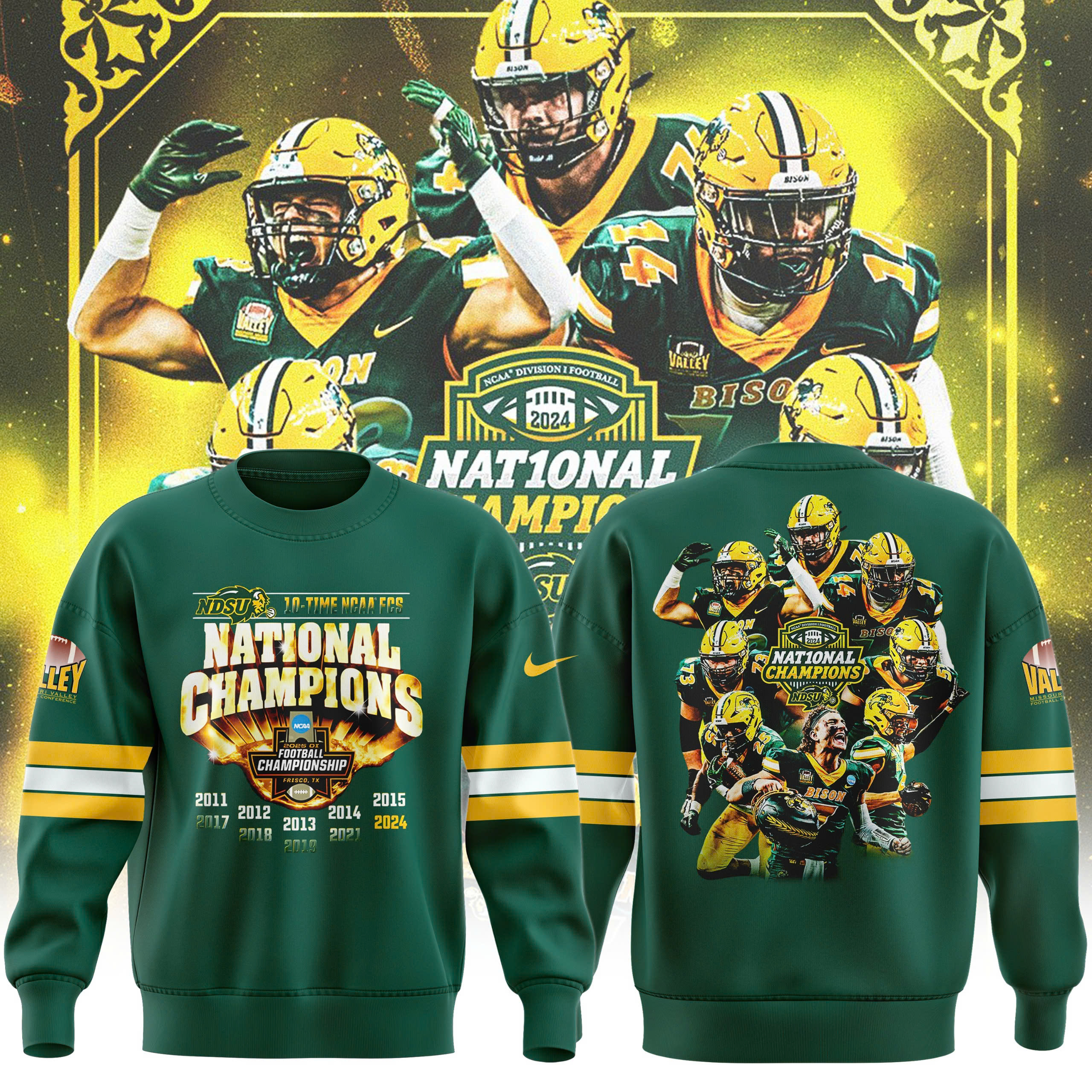 Special North Dakota State Bison football Champions 2025 Sweatershirt - Famjoys Special North Dakota State Bison football Champions 2025 Sweatershirt - Famjoys