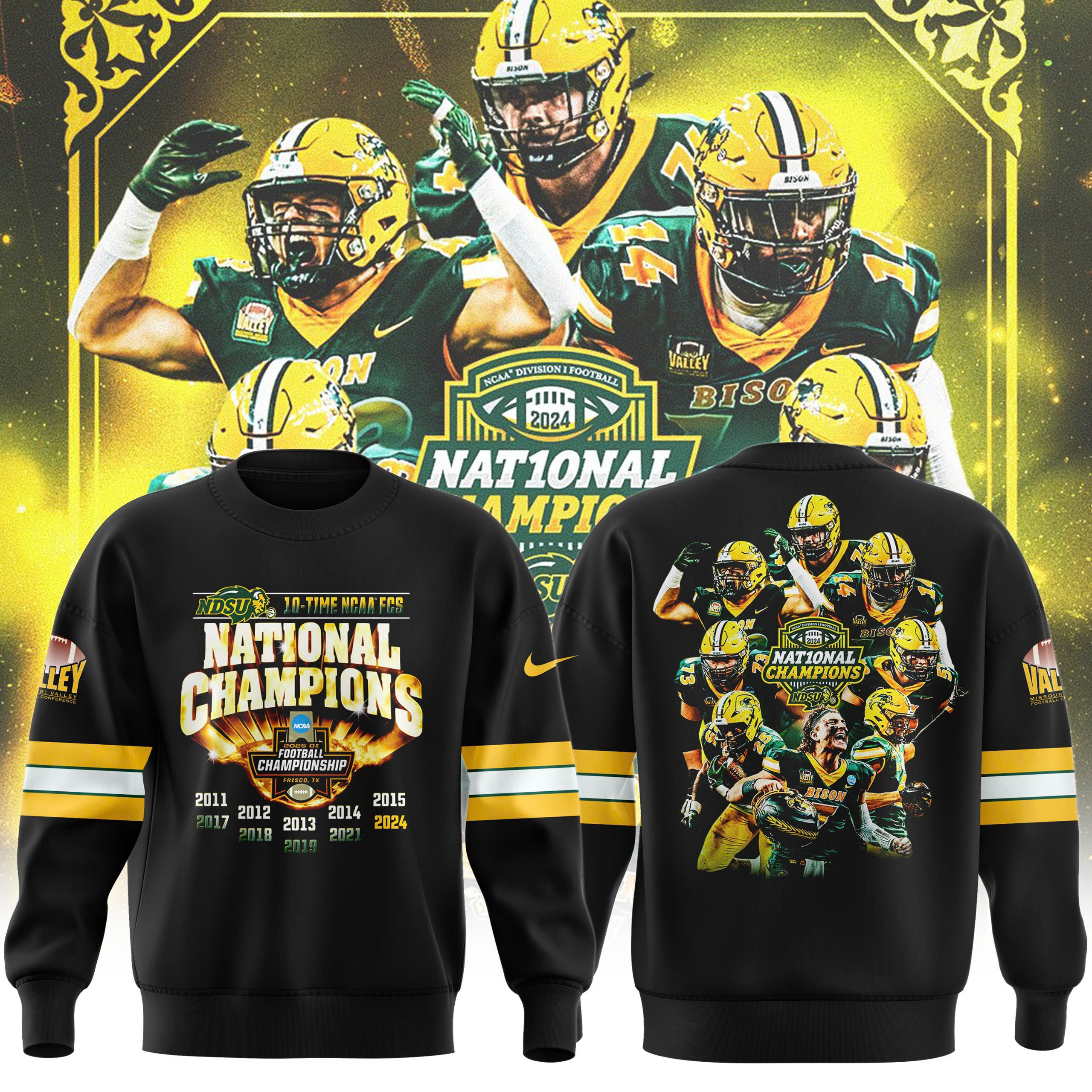 Special North Dakota State Bison football Champions 2025 Sweatershirt - Famjoys Special North Dakota State Bison football Champions 2025 Sweatershirt - Famjoys