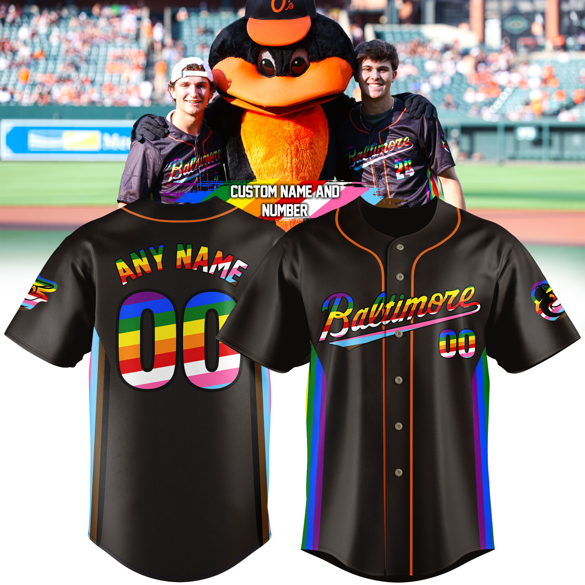 Special Pride Night Houston Astros Custom Name Jersey - Famjoys Special Pride Night Houston Astros Custom Name Jersey - Famjoys