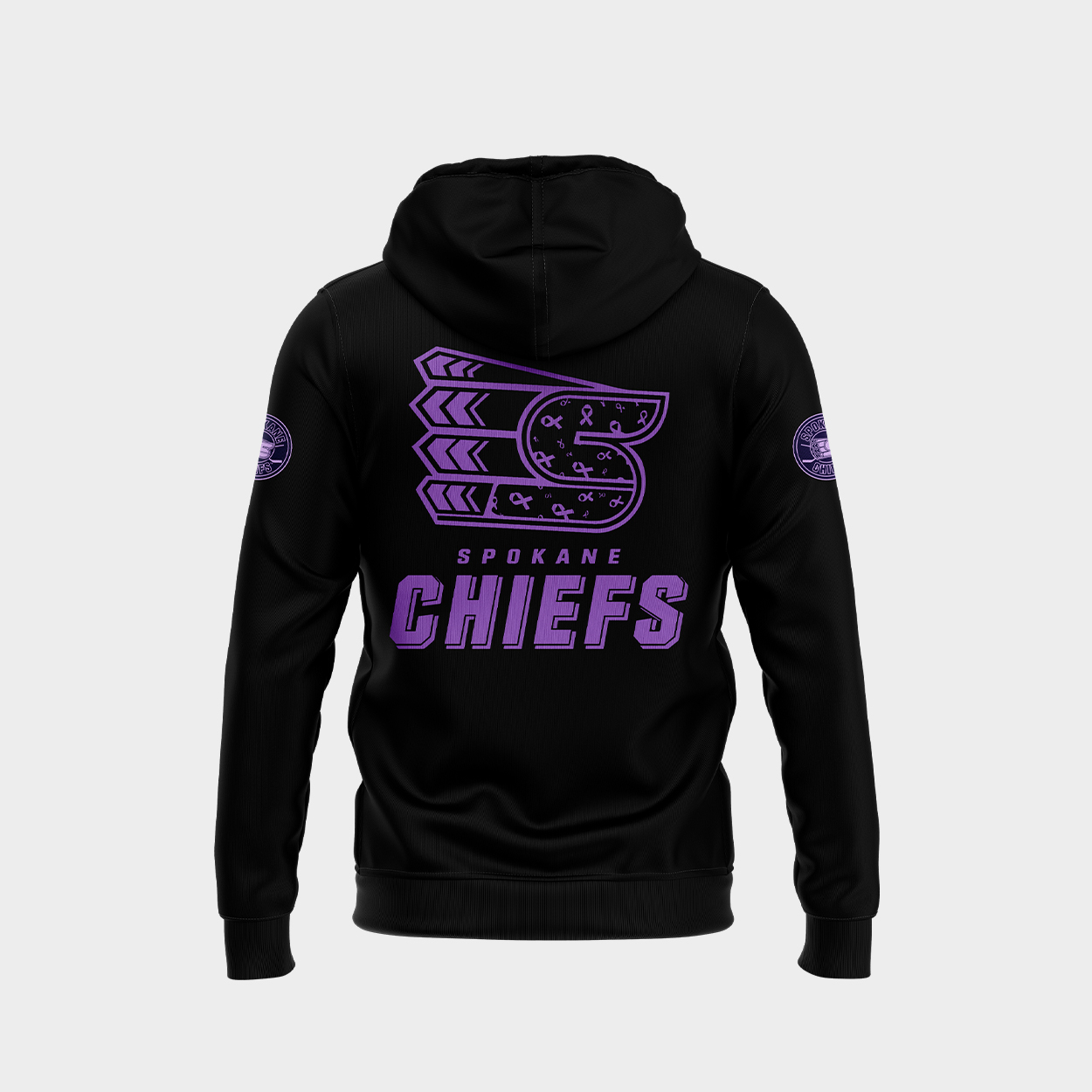 Spokane Chiefs Hockey Fight Cancer Hoodie - Famjoys Spokane Chiefs Hockey Fight Cancer Hoodie - Famjoys