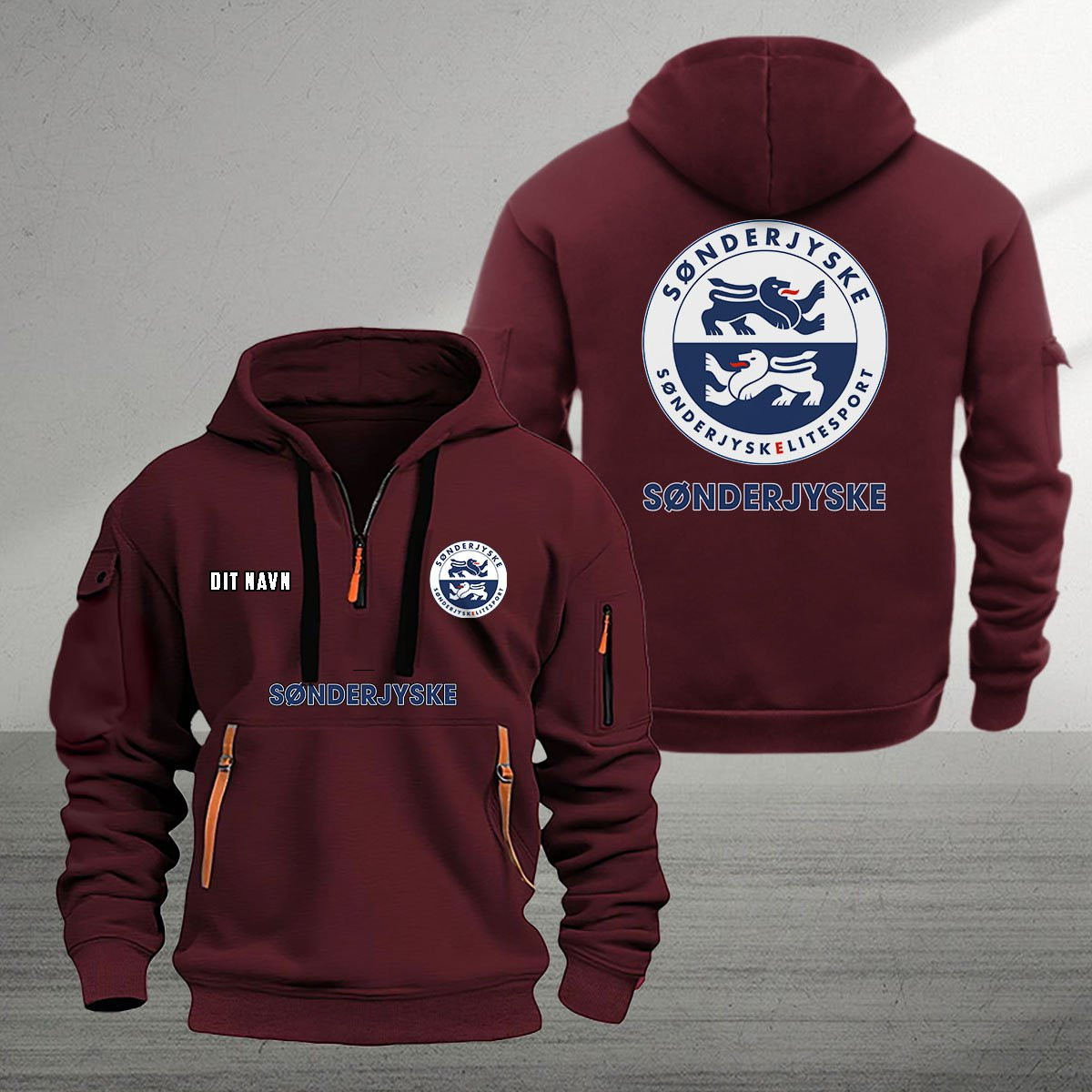 Sportswearmerch Leksand Fodbold Multicolor New Hoodie - Famjoys Sportswearmerch Leksand Fodbold Multicolor New Hoodie - Famjoys