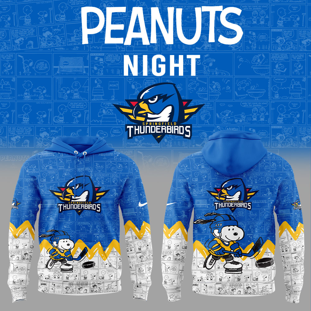 Springfield Thunderbirds 75th Anniversary of Hoodie - Famjoys Springfield Thunderbirds 75th Anniversary of Hoodie - Famjoys