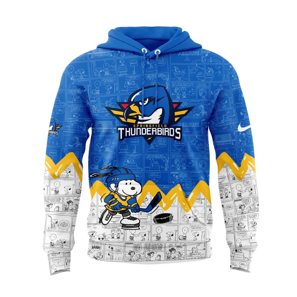 Springfield Thunderbirds 75th Anniversary of Hoodie - Famjoys Springfield Thunderbirds 75th Anniversary of Hoodie - Famjoys