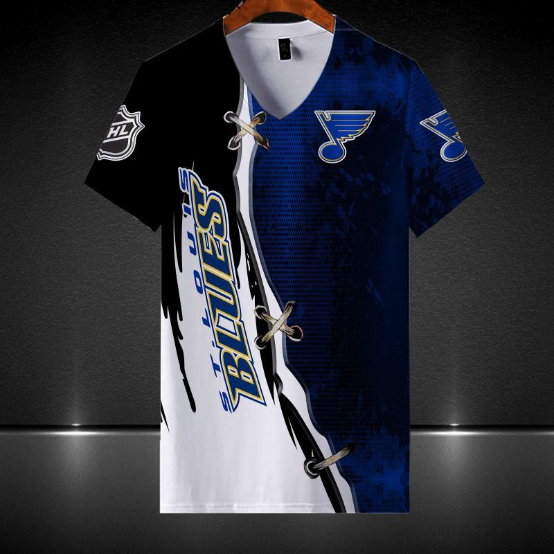 St Louis Blues All Over Print Caftan3434 - Famjoys St Louis Blues All Over Print Caftan3434 - Famjoys