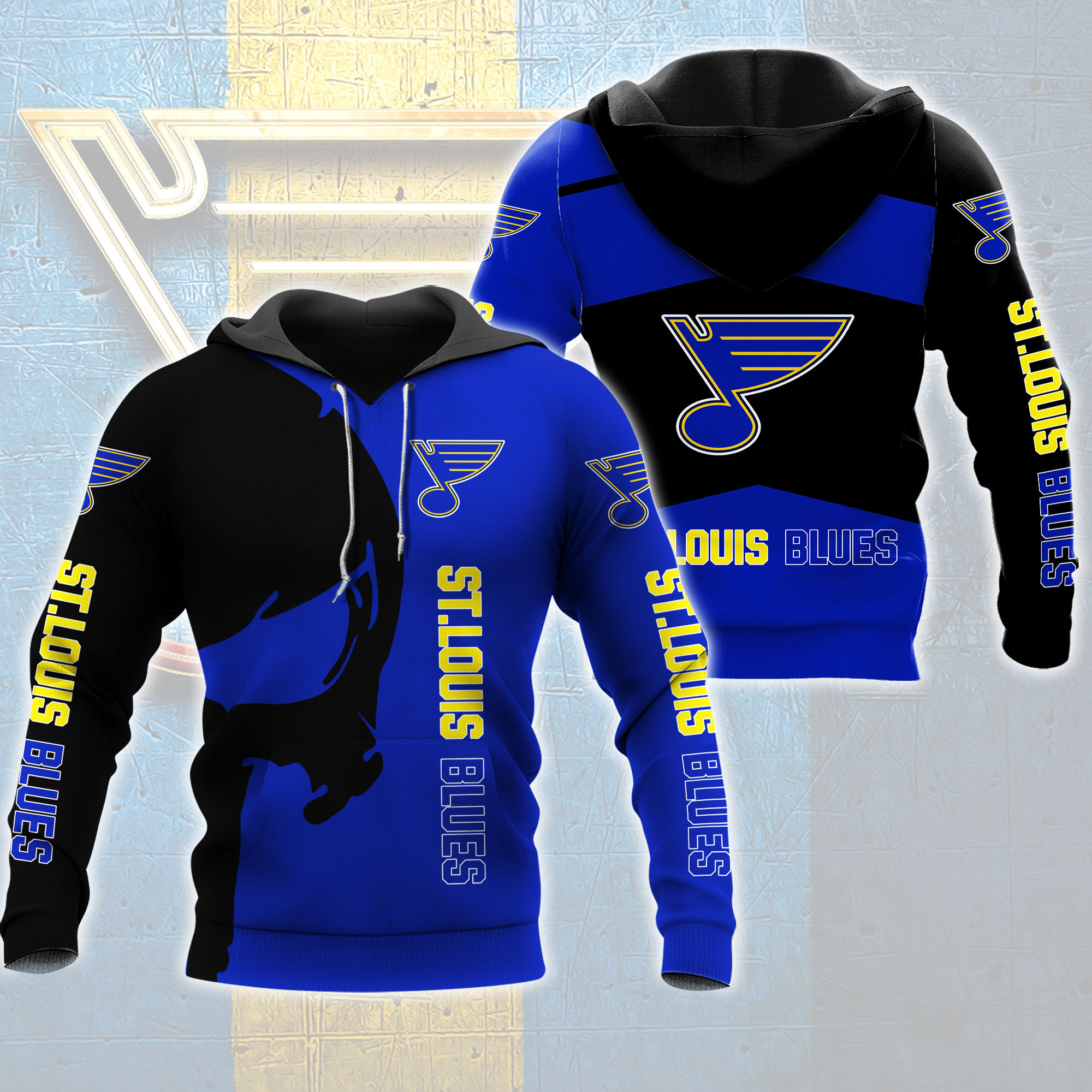 St. Louis Blues 3D All Over Print - Famjoys St. Louis Blues 3D All Over Print - Famjoys