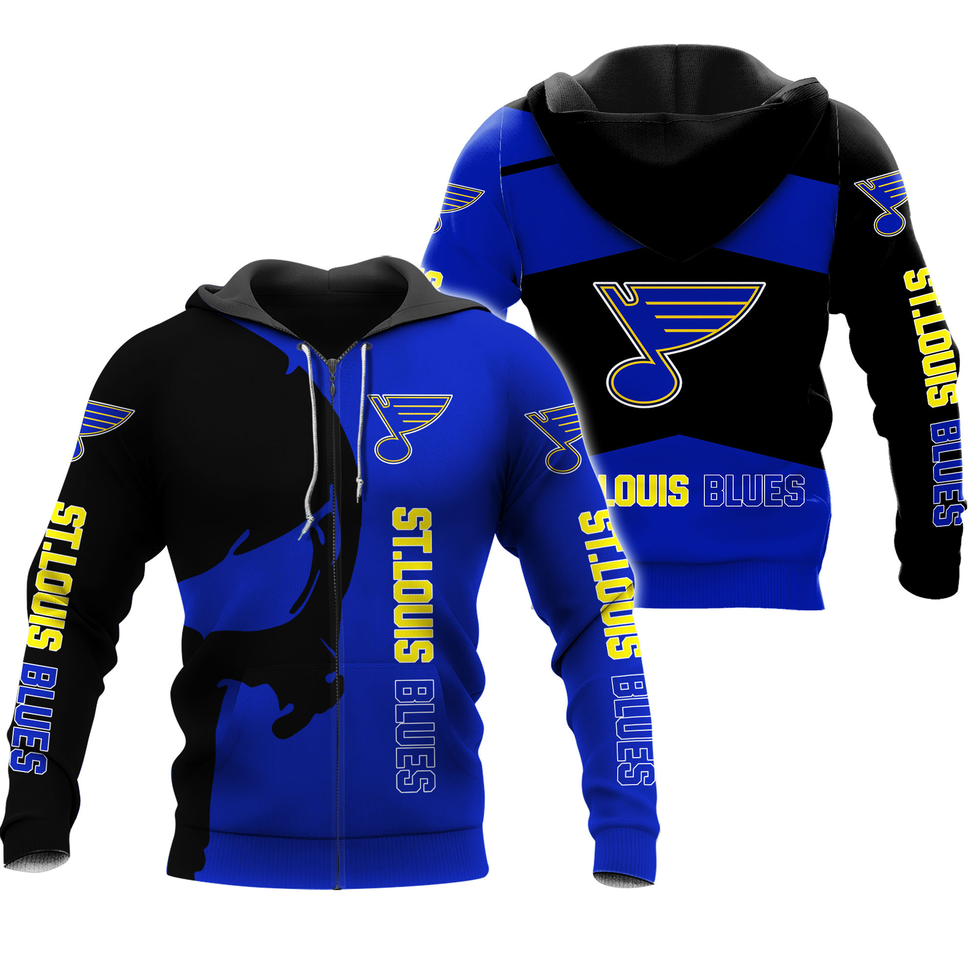 St. Louis Blues 3D All Over Print - Famjoys St. Louis Blues 3D All Over Print - Famjoys