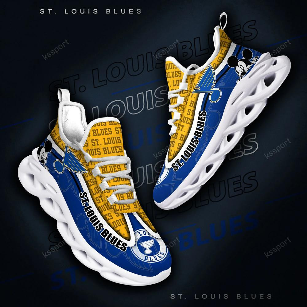 St. Louis Blues Max Soul Clunky Sneakers - Famjoys St. Louis Blues Max Soul Clunky Sneakers - Famjoys