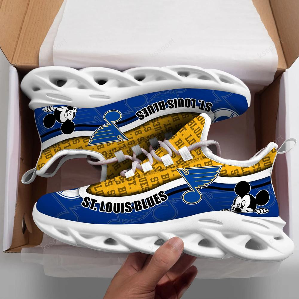 St. Louis Blues Max Soul Clunky Sneakers - Famjoys St. Louis Blues Max Soul Clunky Sneakers - Famjoys