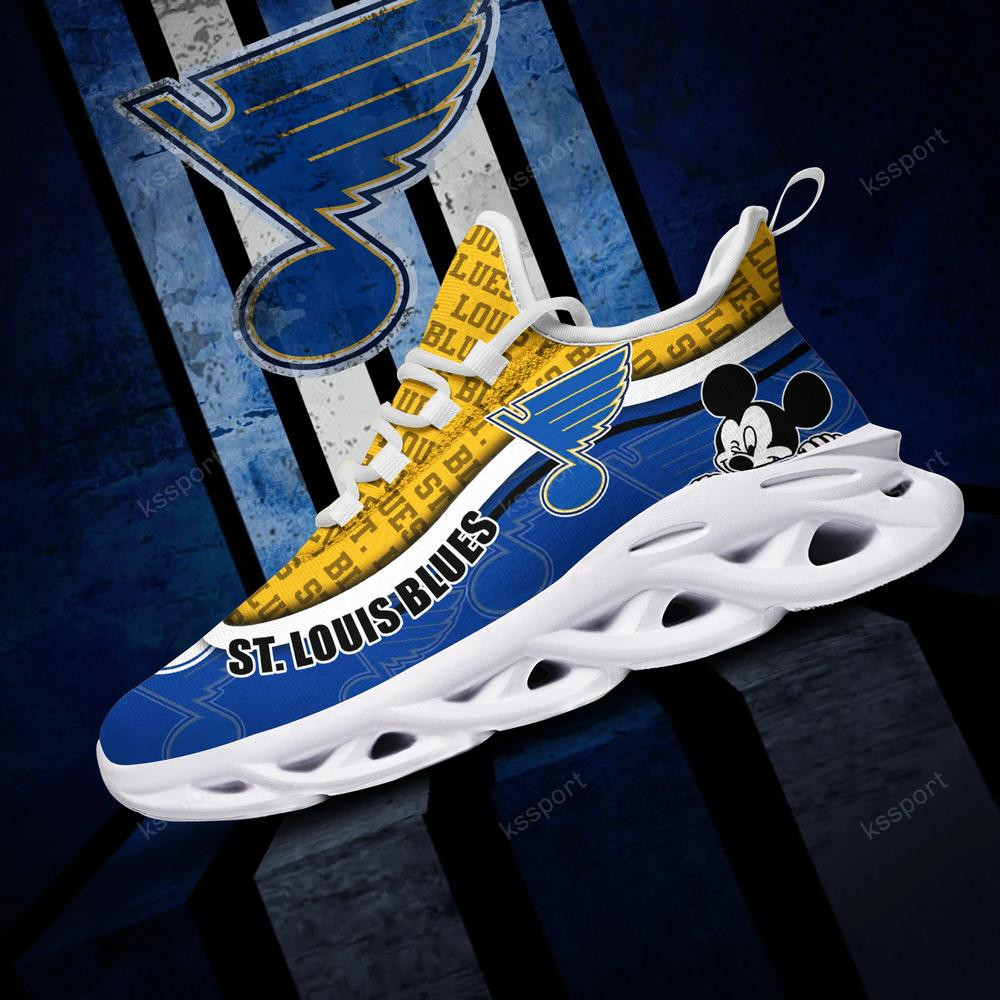 St. Louis Blues Max Soul Clunky Sneakers - Famjoys St. Louis Blues Max Soul Clunky Sneakers - Famjoys