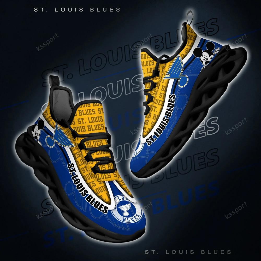 St. Louis Blues Max Soul Clunky Sneakers - Famjoys St. Louis Blues Max Soul Clunky Sneakers - Famjoys