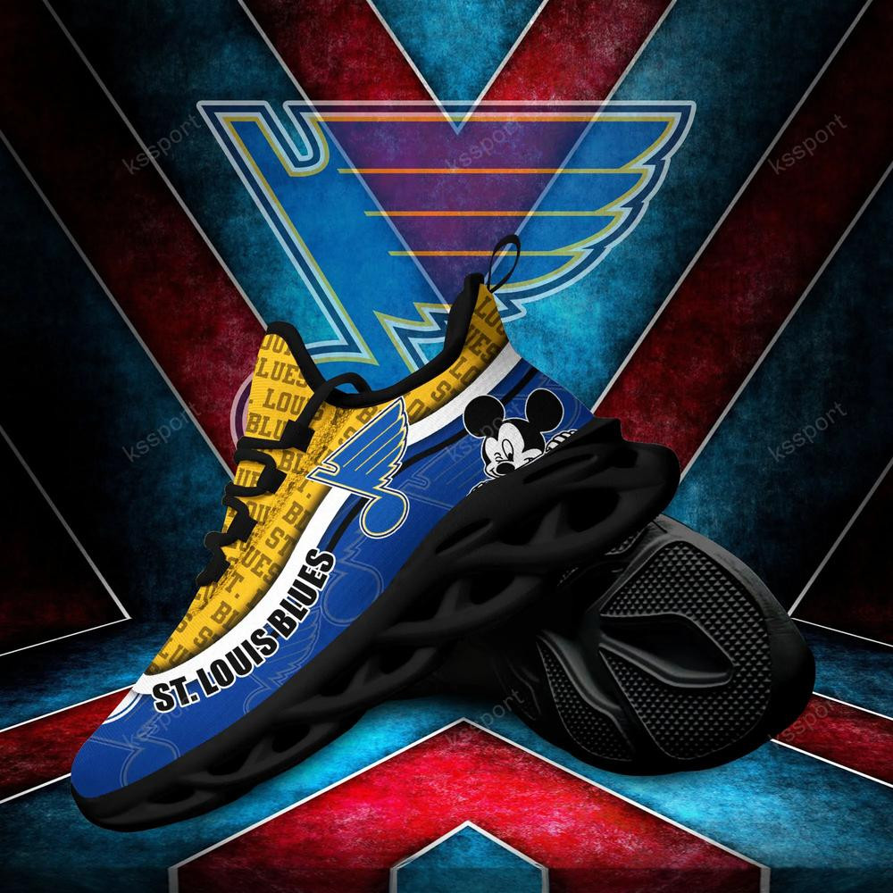 St. Louis Blues Max Soul Clunky Sneakers - Famjoys St. Louis Blues Max Soul Clunky Sneakers - Famjoys