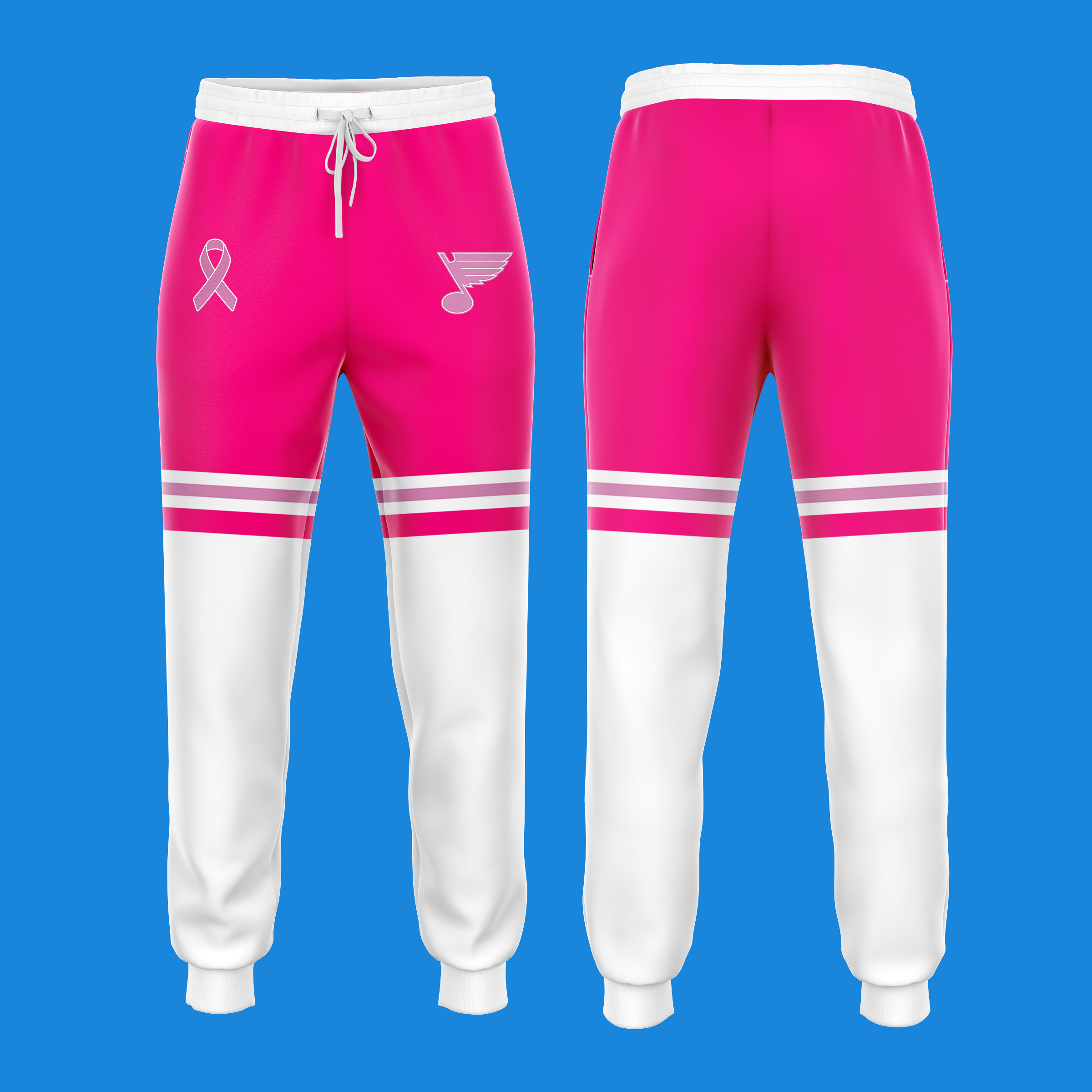 St. Louis Blues Pink At The Rink Hoodie 2024 - Famjoys St. Louis Blues Pink At The Rink Hoodie 2024 - Famjoys