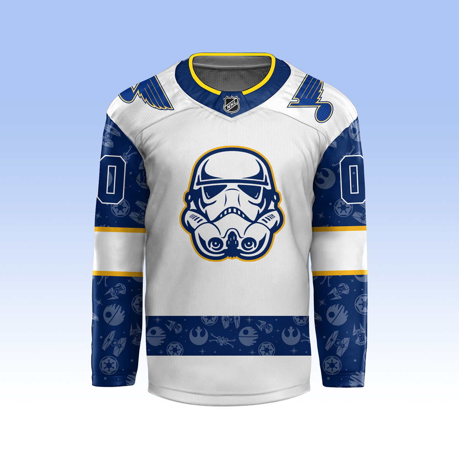 St. Louis Blues x Star Wars Night Custom jersey - Famjoys St. Louis Blues x Star Wars Night Custom jersey - Famjoys