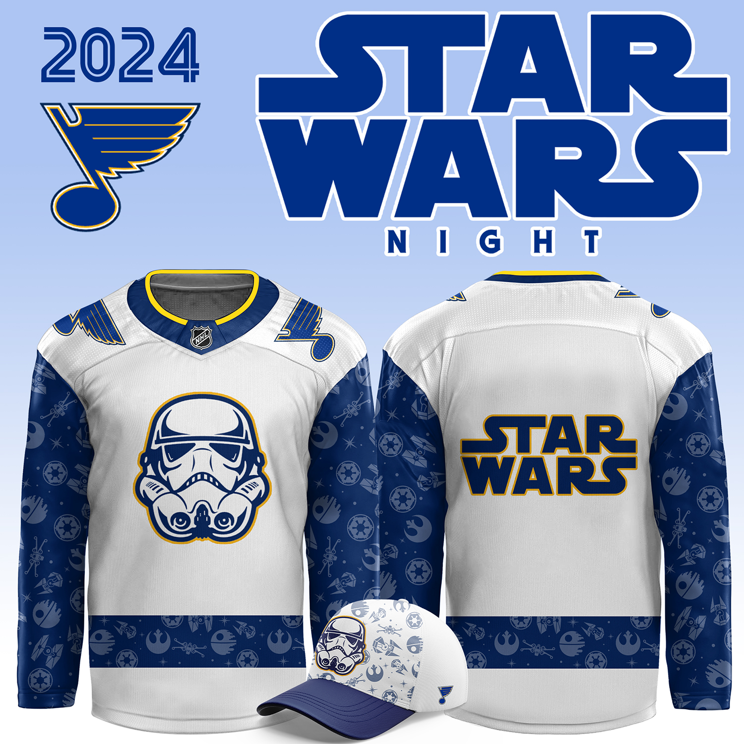 St. Louis Blues x Star Wars Night jersey - Famjoys St. Louis Blues x Star Wars Night jersey - Famjoys