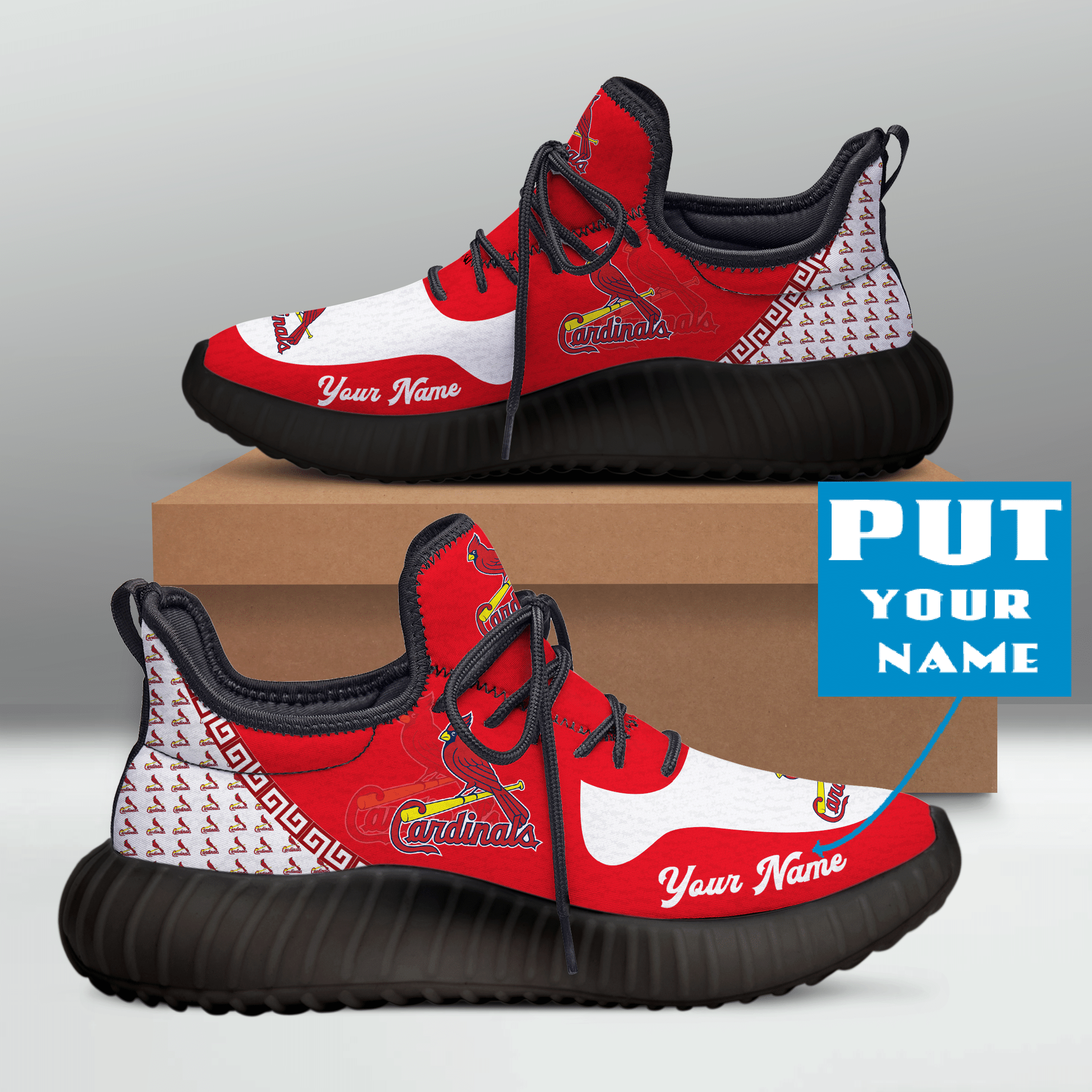 St. Louis Cardinals 2022 Custom Name YZ Shoes - v11.1 - Famjoys St. Louis Cardinals 2022 Custom Name YZ Shoes - v11.1 - Famjoys