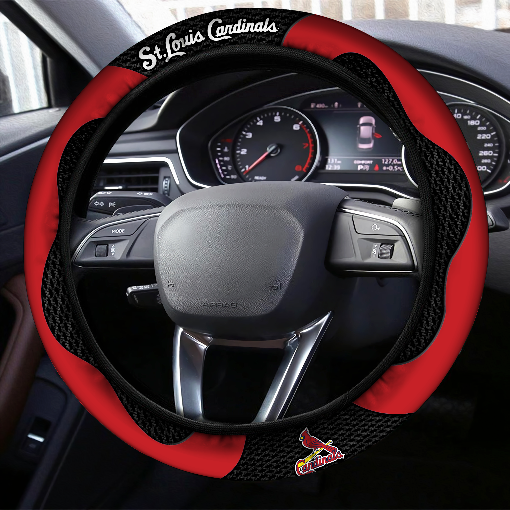 St. Louis Cardinals Steering Wheel Cover L2 - Famjoys St. Louis Cardinals Steering Wheel Cover L2 - Famjoys