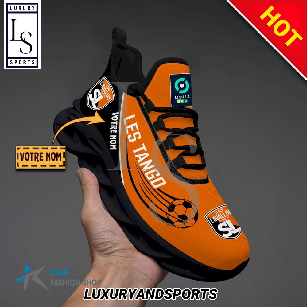 Stade Lavallois Ligue 2 Custom Name Max Soul Shoes - Famjoys Stade Lavallois Ligue 2 Custom Name Max Soul Shoes - Famjoys
