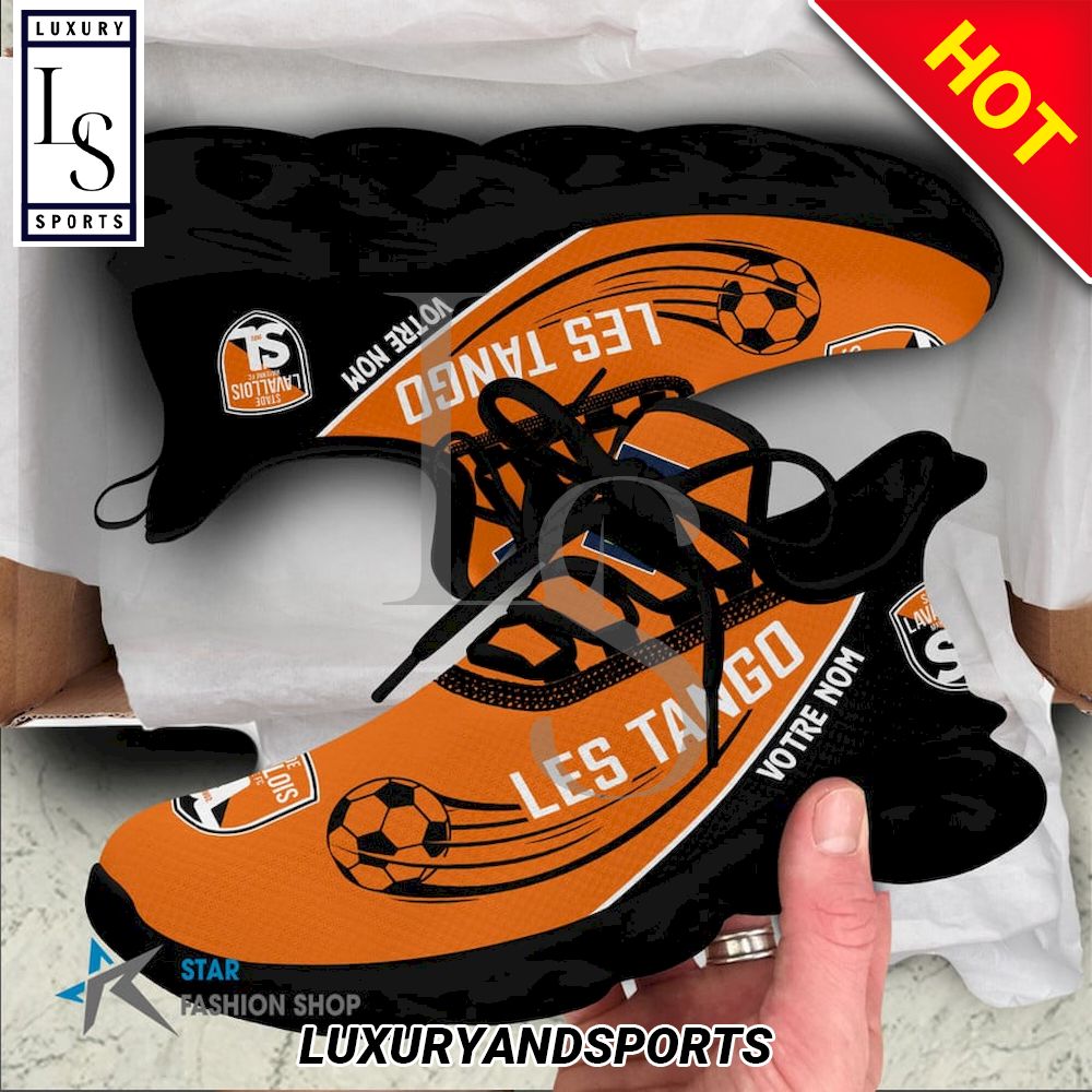 Stade Lavallois Ligue 2 Custom Name Max Soul Shoes - Famjoys Stade Lavallois Ligue 2 Custom Name Max Soul Shoes - Famjoys