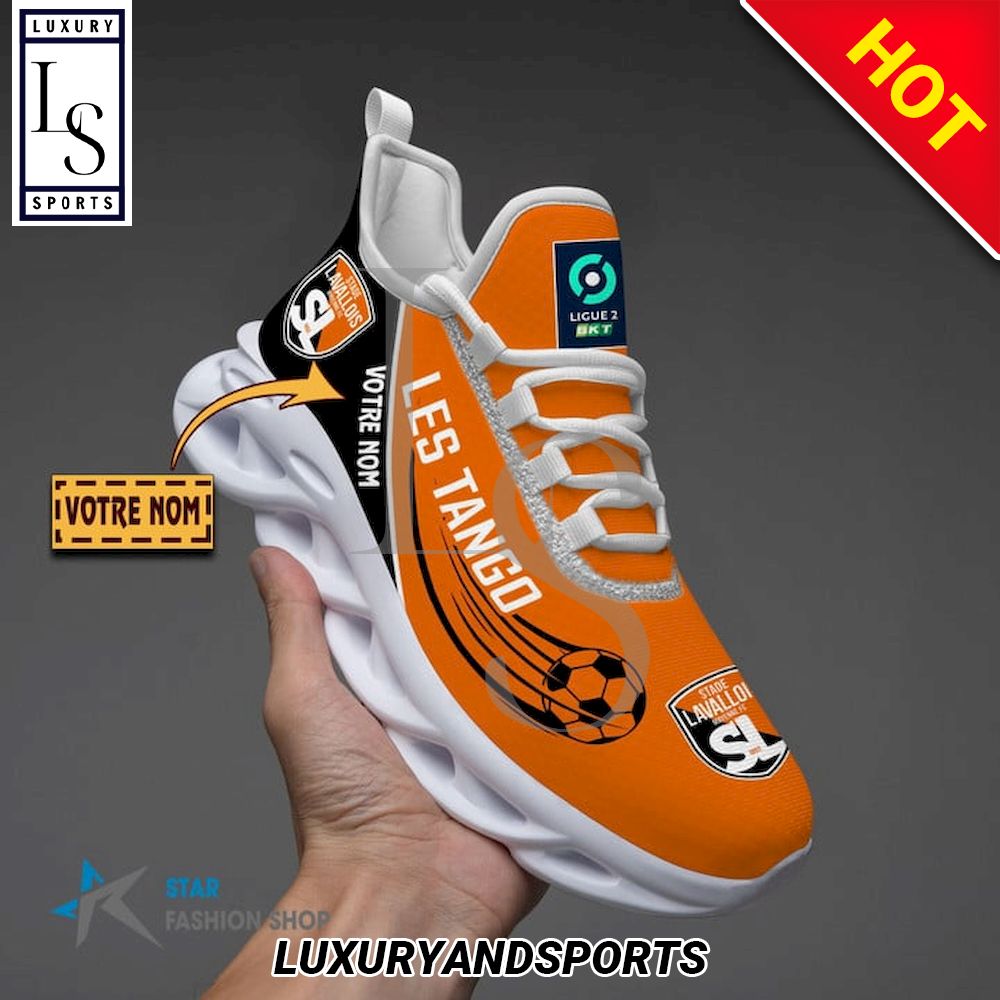 Stade Lavallois Ligue 2 Custom Name Max Soul Shoes - Famjoys Stade Lavallois Ligue 2 Custom Name Max Soul Shoes - Famjoys