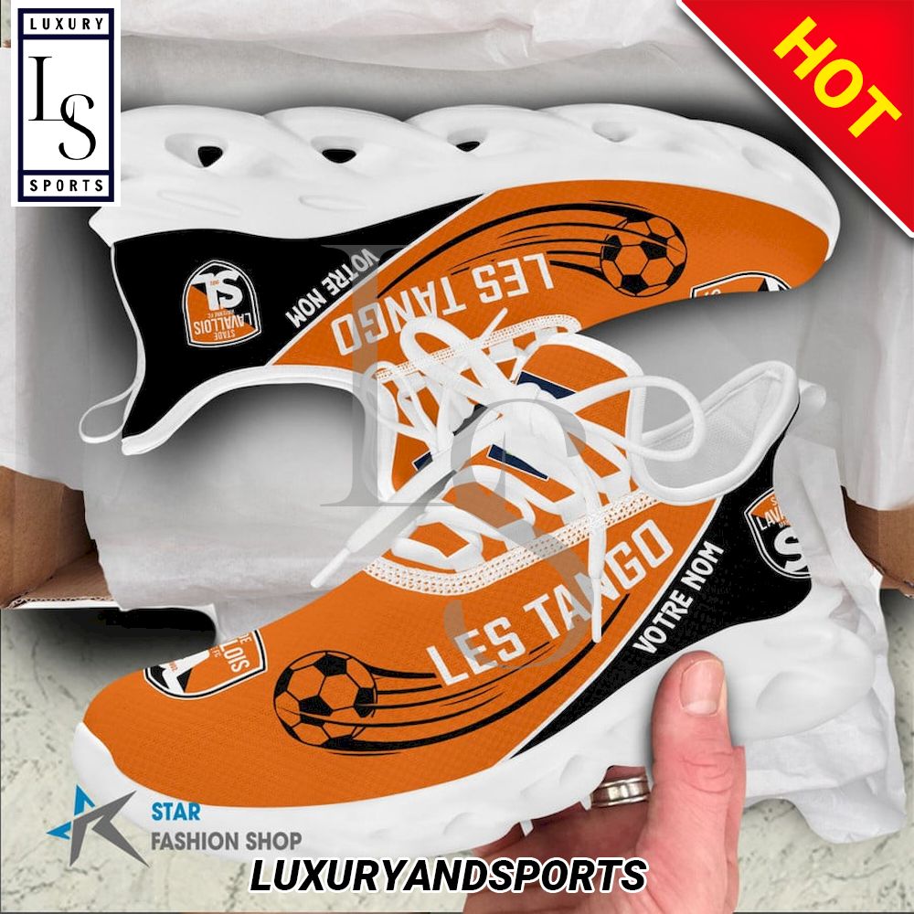 Stade Lavallois Ligue 2 Custom Name Max Soul Shoes - Famjoys Stade Lavallois Ligue 2 Custom Name Max Soul Shoes - Famjoys