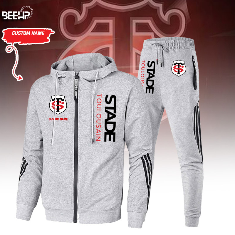 Stade Toulousain casual sports suit - Famjoys Stade Toulousain casual sports suit - Famjoys
