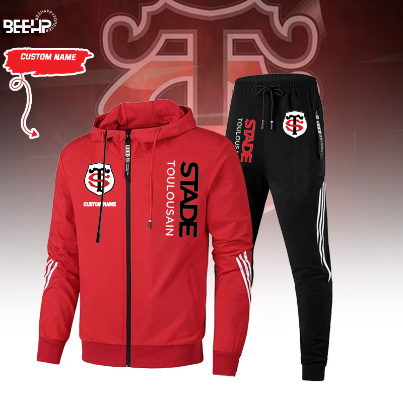 Stade Toulousain casual sports suit - Famjoys Stade Toulousain casual sports suit - Famjoys