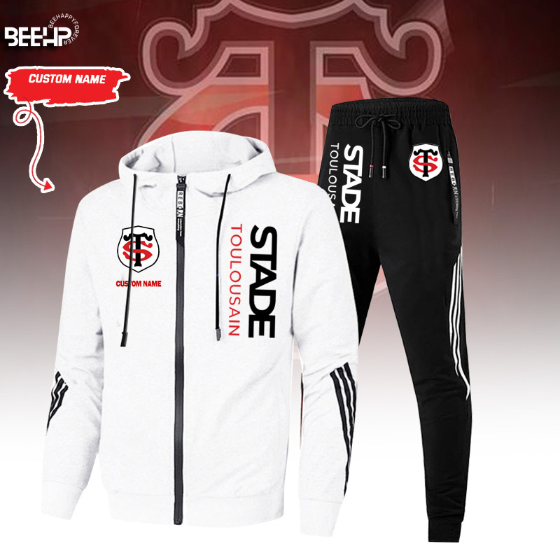 Stade Toulousain casual sports suit - Famjoys Stade Toulousain casual sports suit - Famjoys