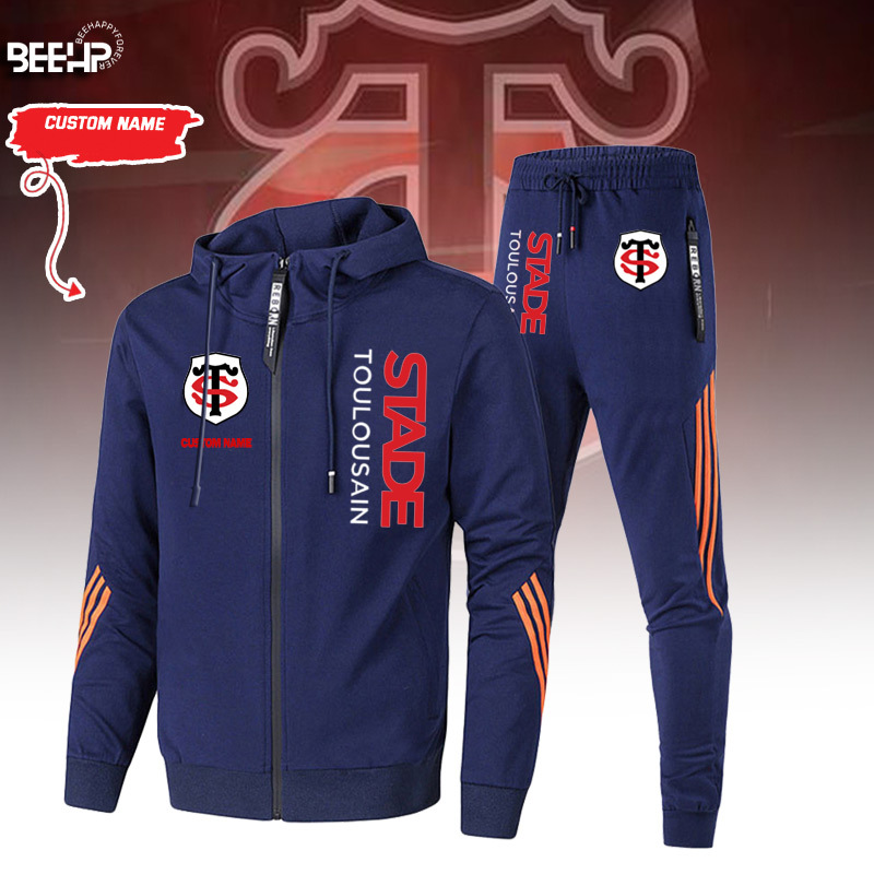 Stade Toulousain casual sports suit - Famjoys Stade Toulousain casual sports suit - Famjoys