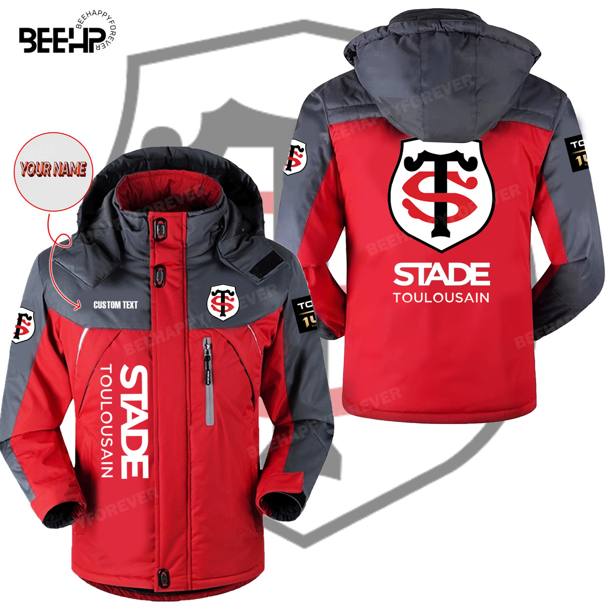 Stade Toulousain Interchange Jacket Full Color - Famjoys Stade Toulousain Interchange Jacket Full Color - Famjoys