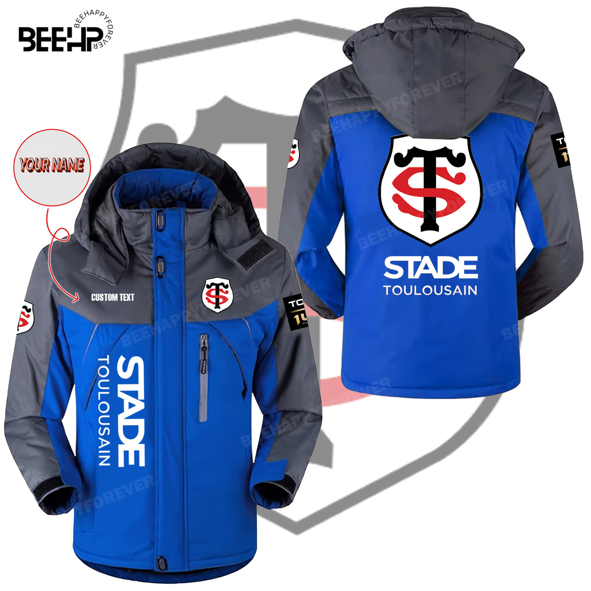 Stade Toulousain Interchange Jacket Full Color - Famjoys Stade Toulousain Interchange Jacket Full Color - Famjoys